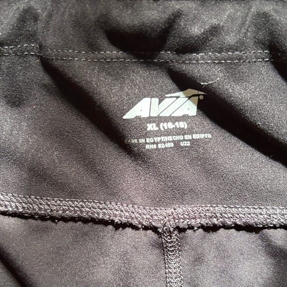 Avia Black Activewear Leggings - Picture 2 of 2